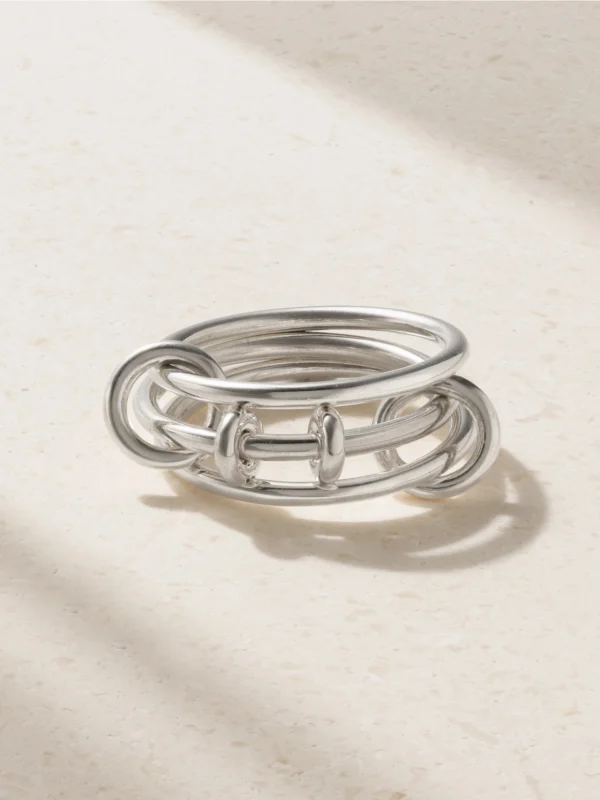 Spinelli Kilcollin Acacia Set of Three Sterling Silver Rings