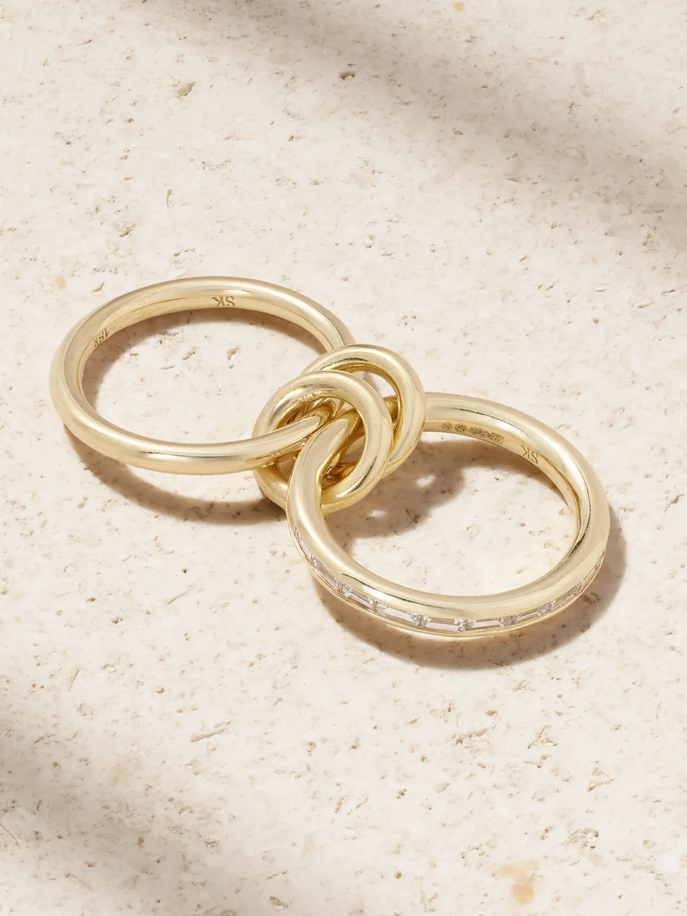 Back view of the Spinelli Kilcollin Leora 18-karat Gold Diamond Ring
