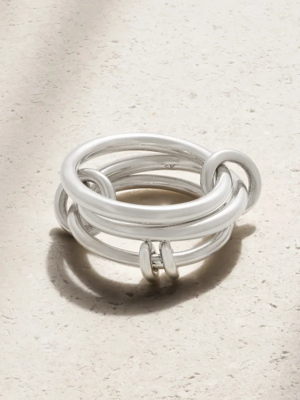 Spinelli Kilcollin Raneth Set of Three Sterling Silver Rings