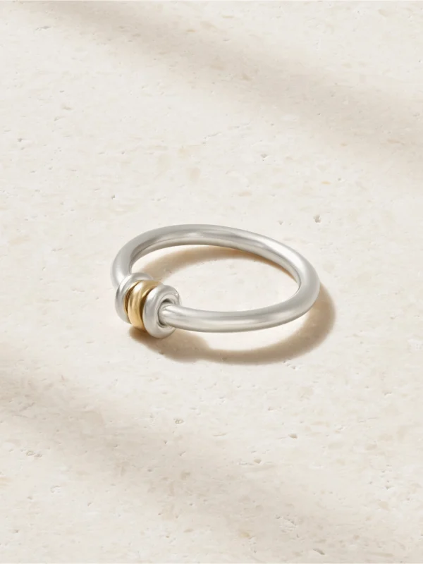 Spinelli Kilcollin Sirius Sterling Silver and 18-karat Gold Ring