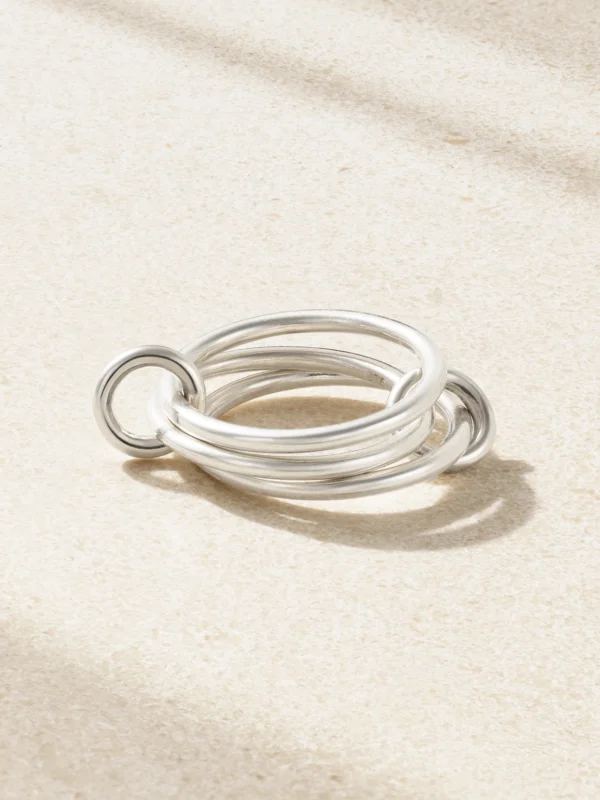 Spinelli Kilcollin Solarium Set of Three Sterling Silver Rings