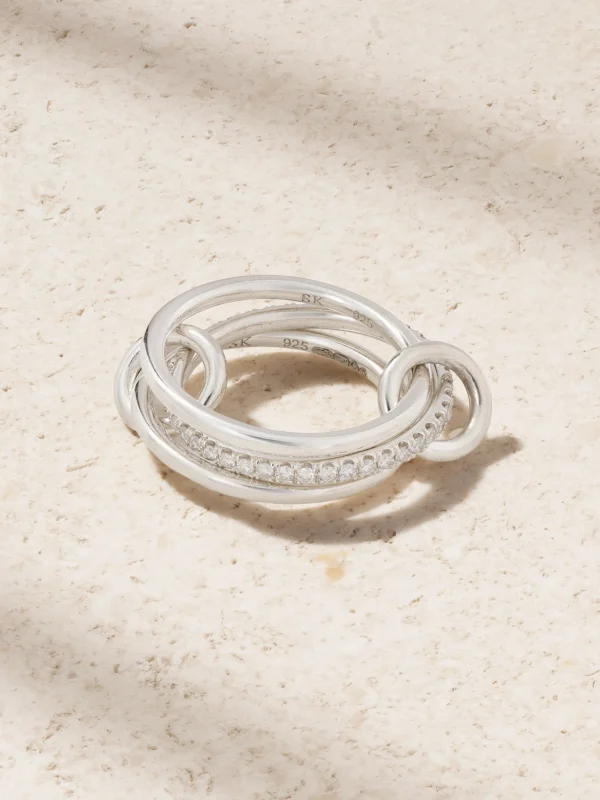 Spinelli Kilcollin Sonny Sterling Silver Diamond Ring