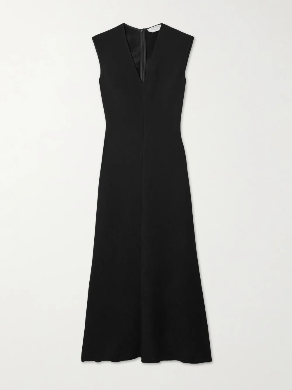 Sportmax Ribbed-knit Maxi Dress in black