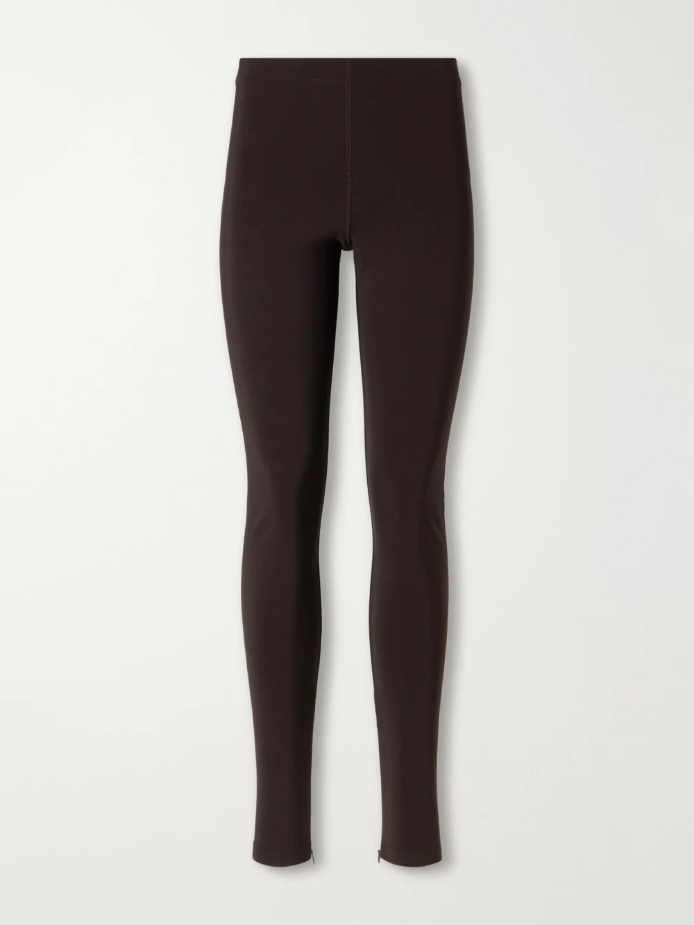 Sportmax Tenace Stretch-jersey Leggings in dark brown