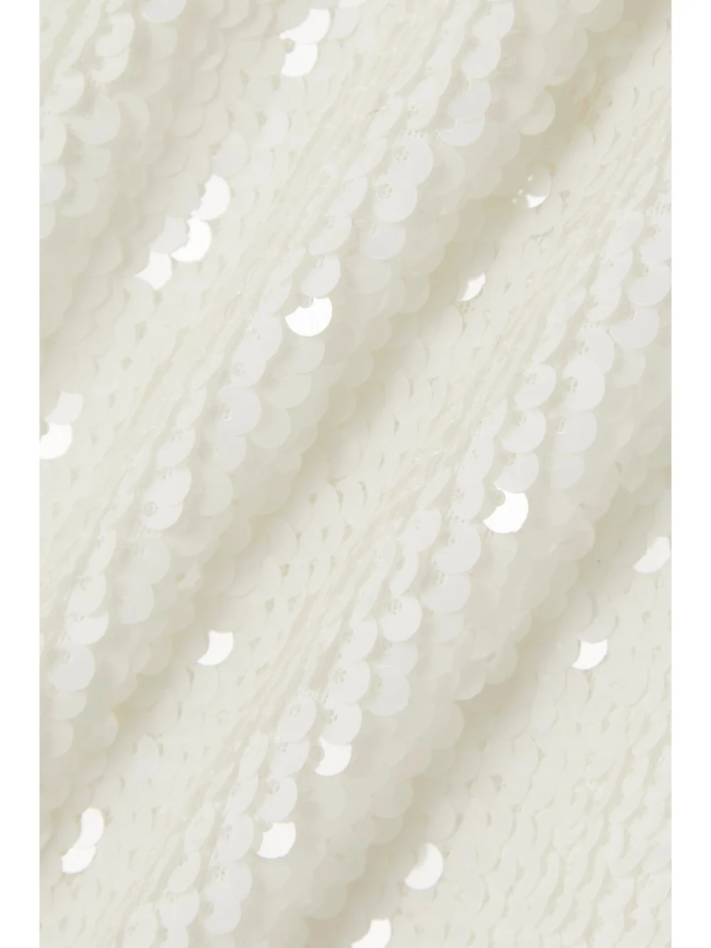 Close-up detail of the Sprwmn Strapless Sequined Stretch-tulle Mini Dress