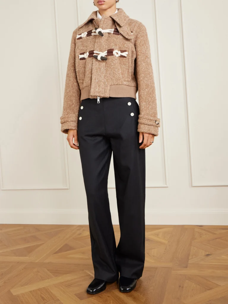 S.S. Daley Cropped Alpaca-blend Bomber Jacket