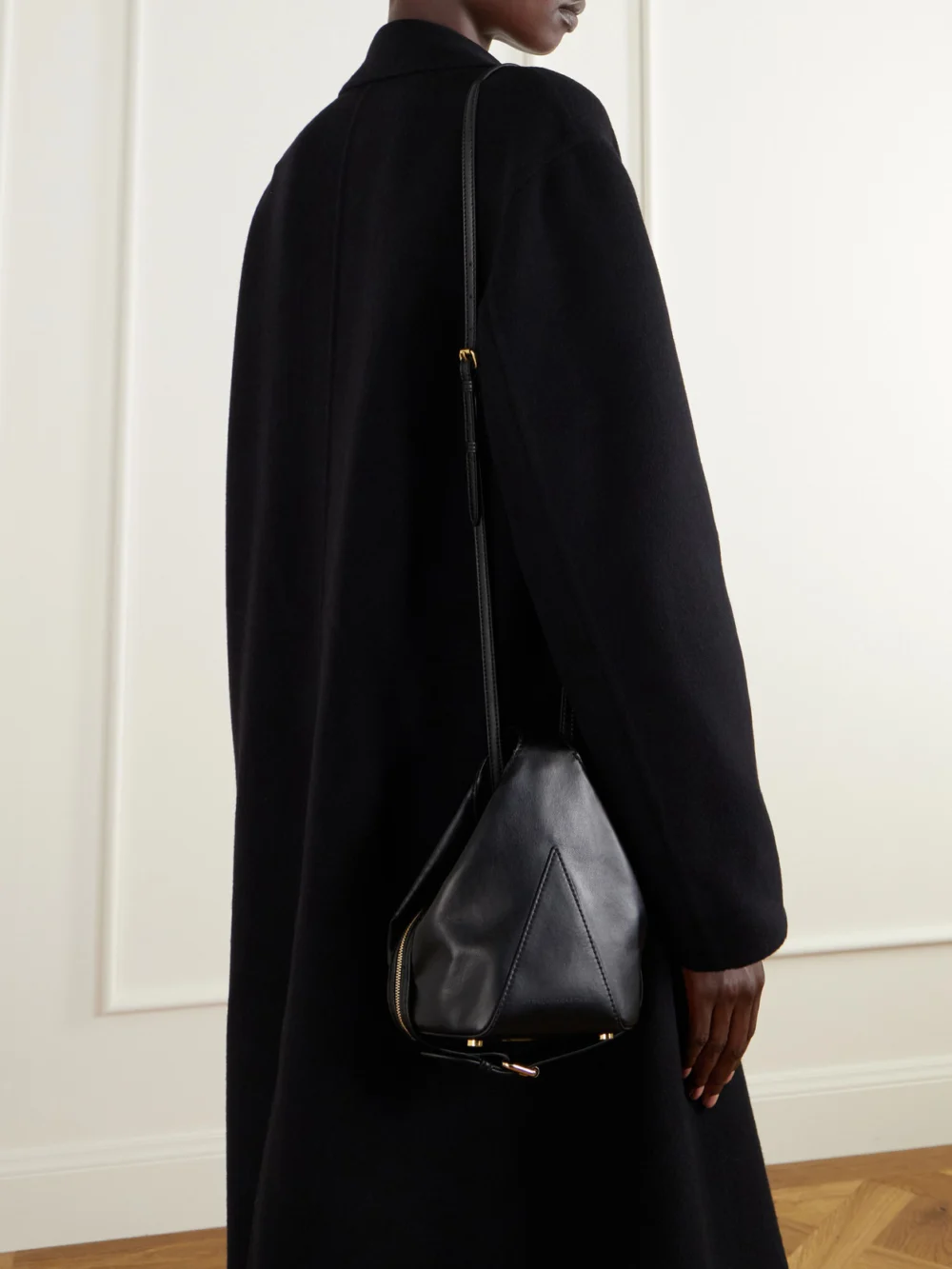 Stella McCartney Appaloosa Tiny Vegan Material Shoulder Bag, styled view