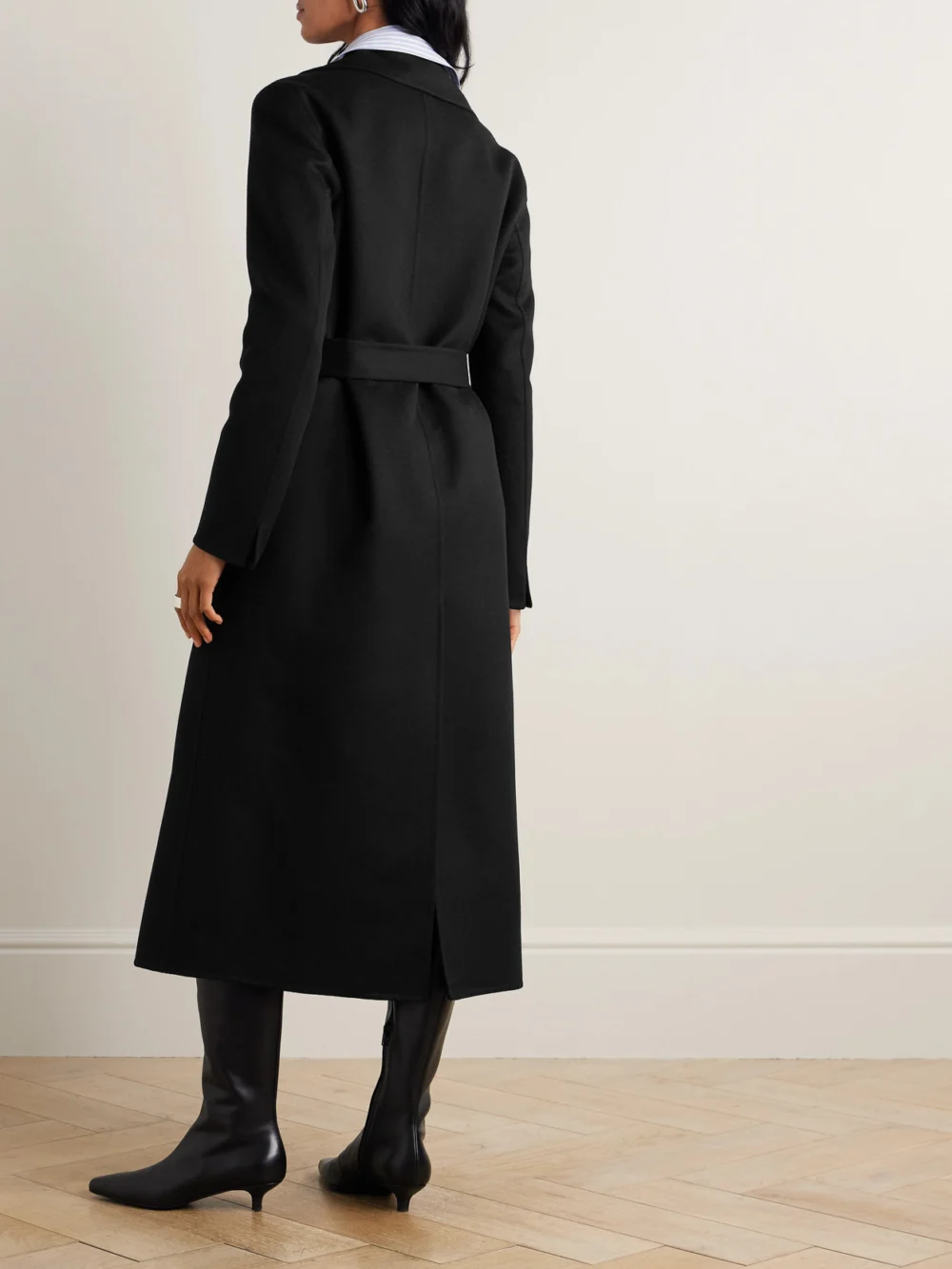 Back view of the Stella McCartney Belted Wool Coat