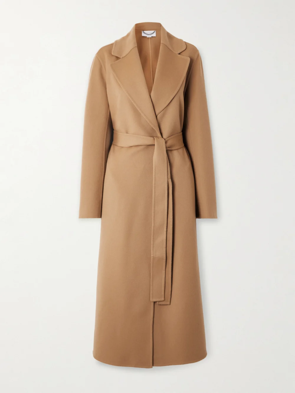 Stella McCartney Belted Wool Coat in tan