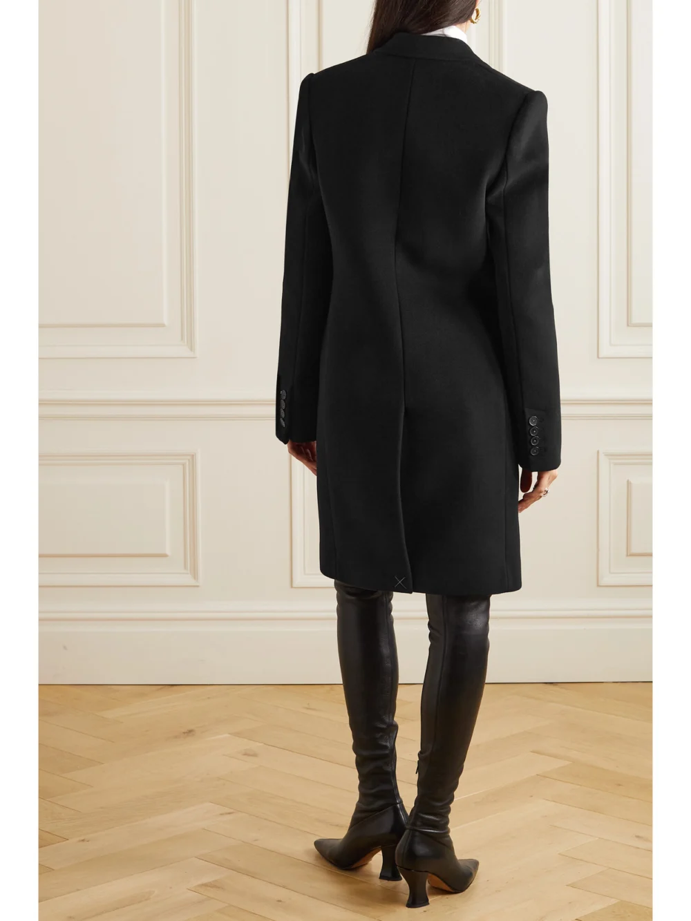 Back view of the Stella McCartney Bryce Wool Coat