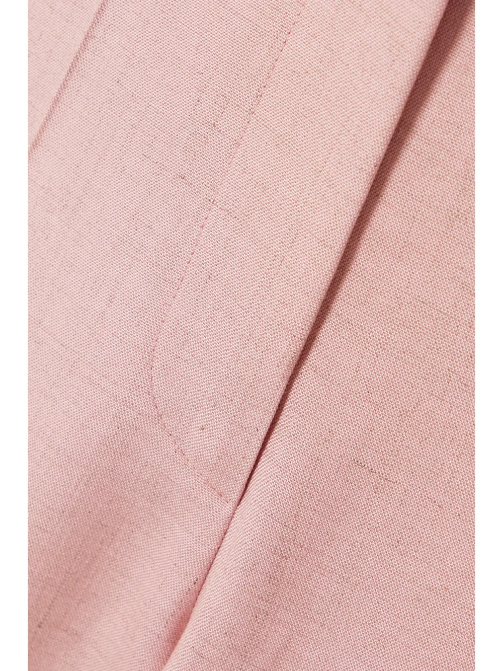 Close-up detail of the Stella McCartney Carlie Cropped Woven Straight-leg Pants