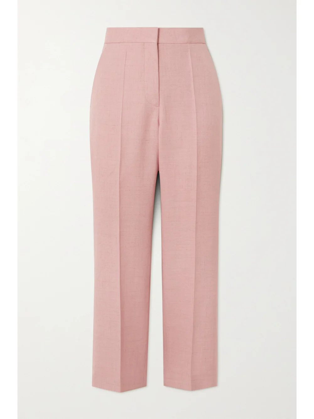 Stella McCartney Carlie Cropped Woven Straight-leg Pants in blush