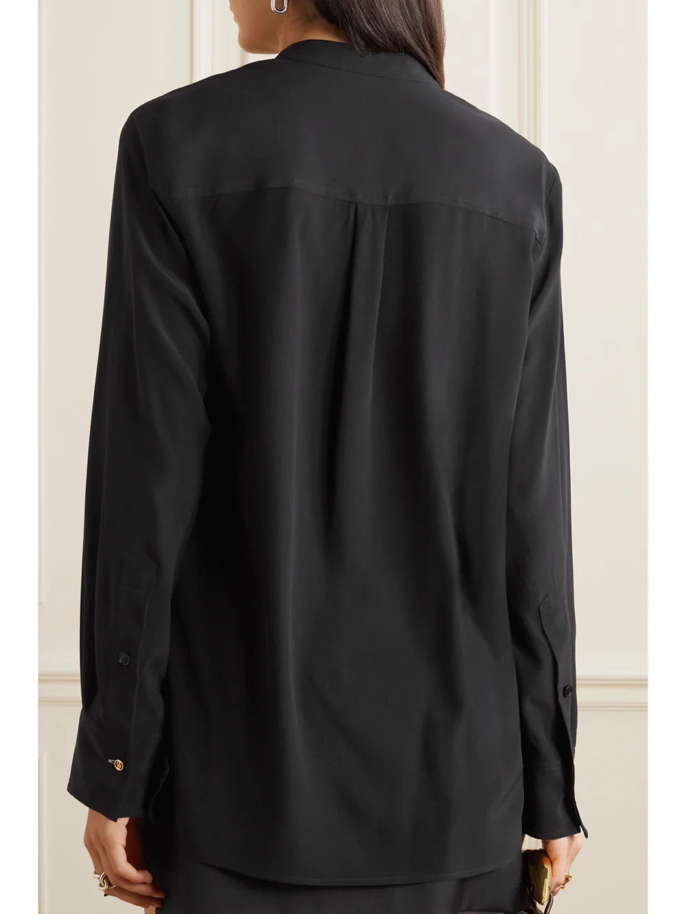 Back view of the Stella McCartney Eva Silk Crepe De Chine Blouse