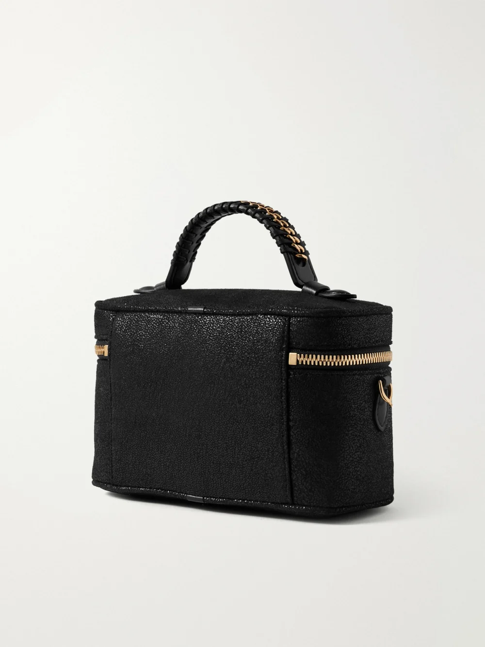 Back view of the Stella McCartney Falabella Chain-embellished Brushed Shoulder Bag