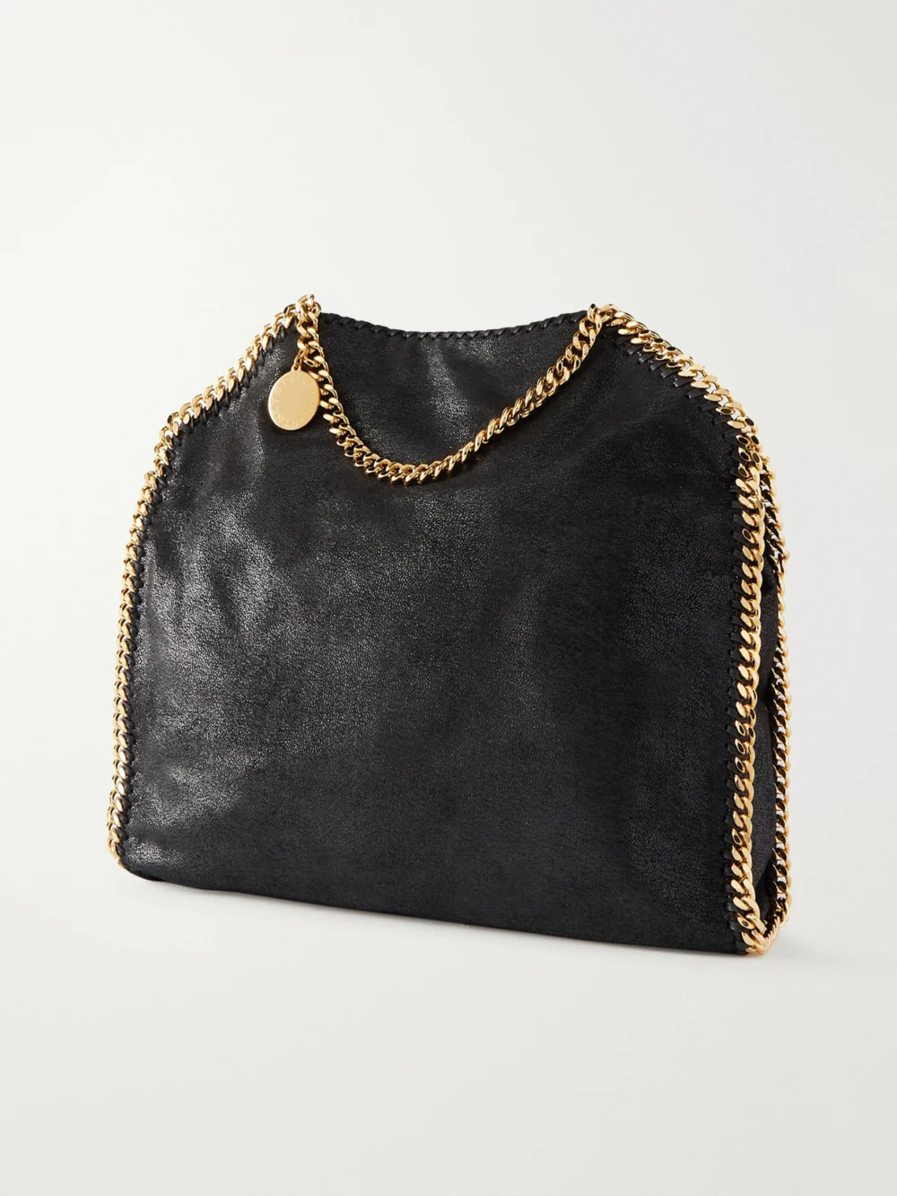 Back view of the Stella McCartney Falabella Medium Vegetarian Material Shoulder Bag