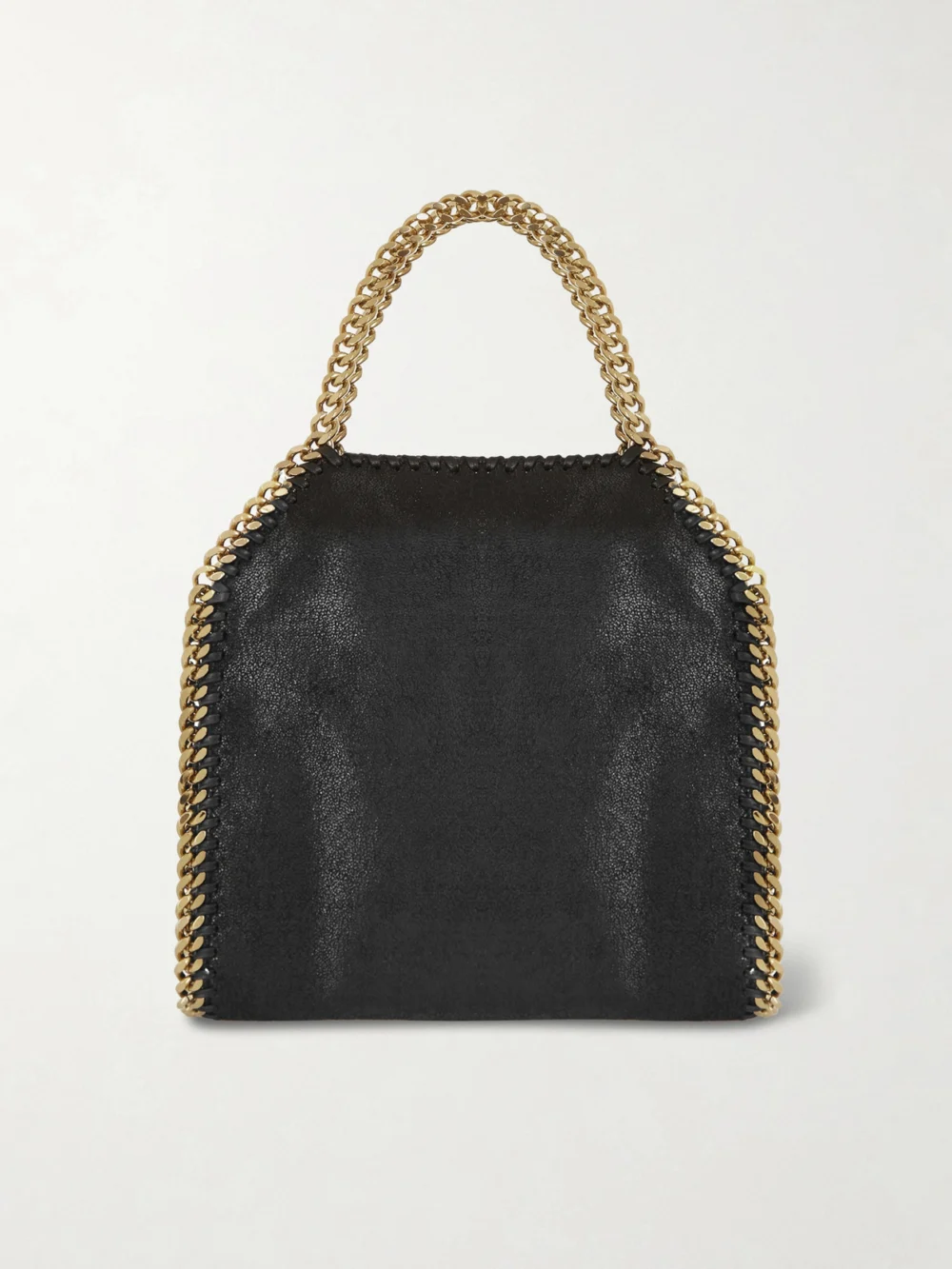 Back view of the Stella McCartney Falabella Mini Vegetarian Material Shoulder Bag