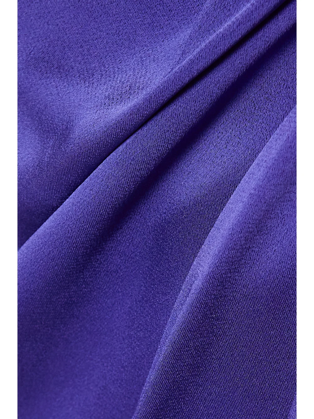 Close-up detail of the Stella McCartney Falabella One-shoulder Crystal-embellished Crepe Gown