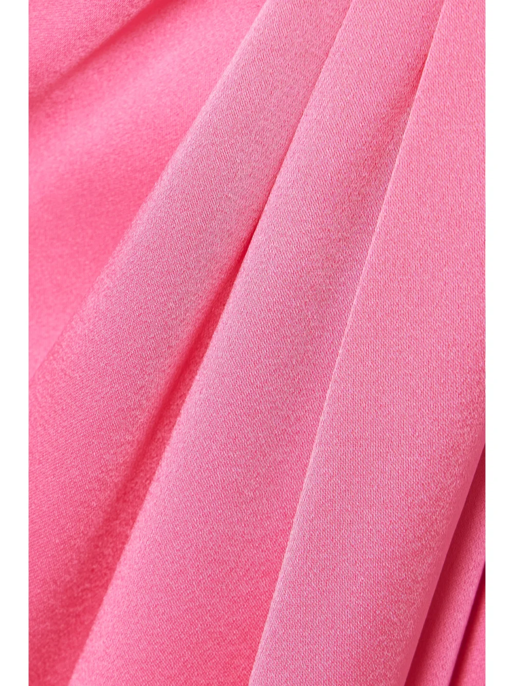 Close-up detail of the Stella McCartney Falabella One-shoulder Crystal-embellished Satin Gown