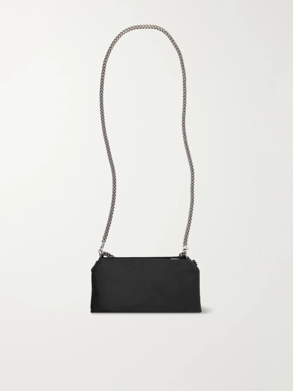 Back view of the Stella McCartney Falabella Sequin-embellished Satin Shoulder Bag