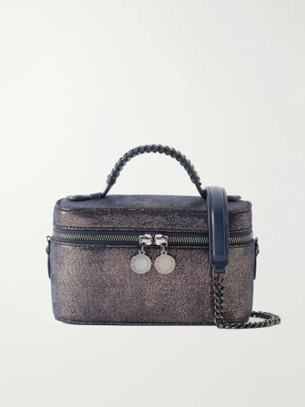 Stella McCartney Falabella Vanity Metallic Vegetarian Material Shoulder Bag