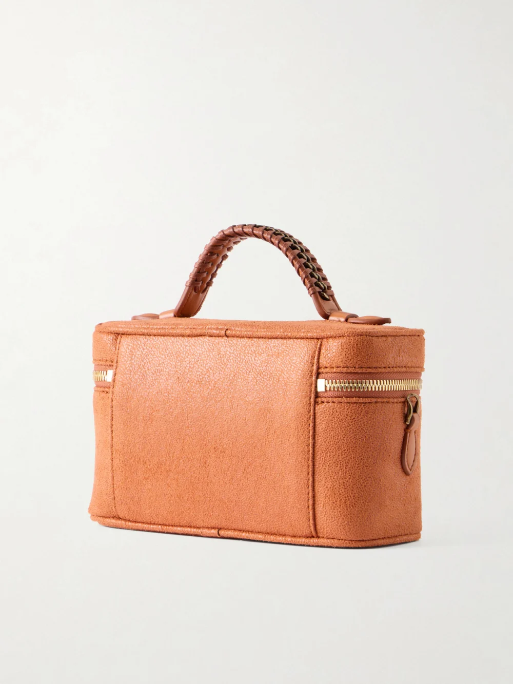 Back view of the Stella McCartney Falabella Vanity Metallic Vegetarian Material Shoulder Bag