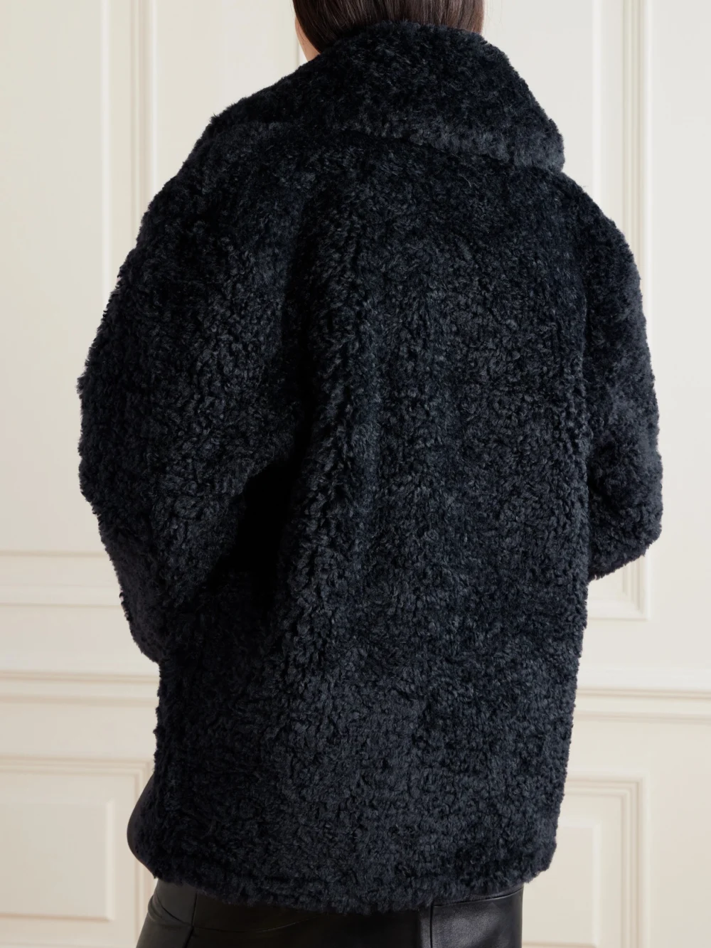 Back view of the Stella McCartney Faux Shearling Jacket