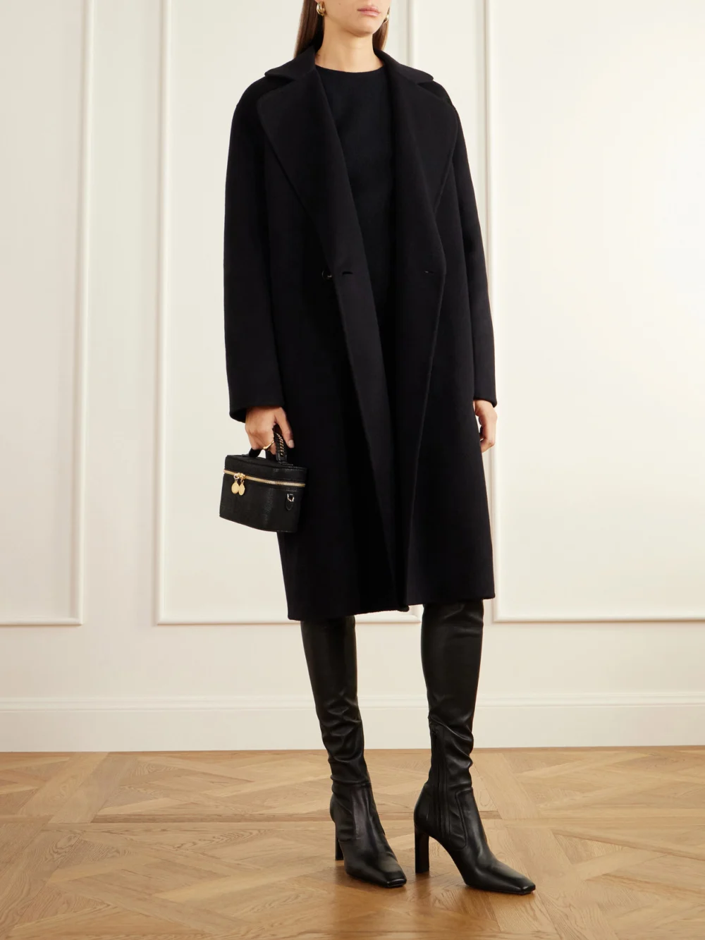 Stella McCartney Iconic Double-breasted Wool Coat, worn by a model