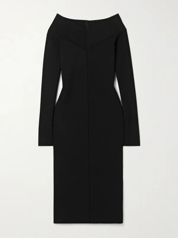Stella McCartney Off-the-shoulder Knitted Dress