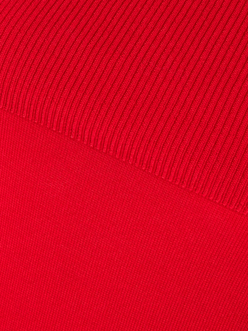 Close-up detail of the Stella McCartney Off-the-shoulder Wool Maxi Dress