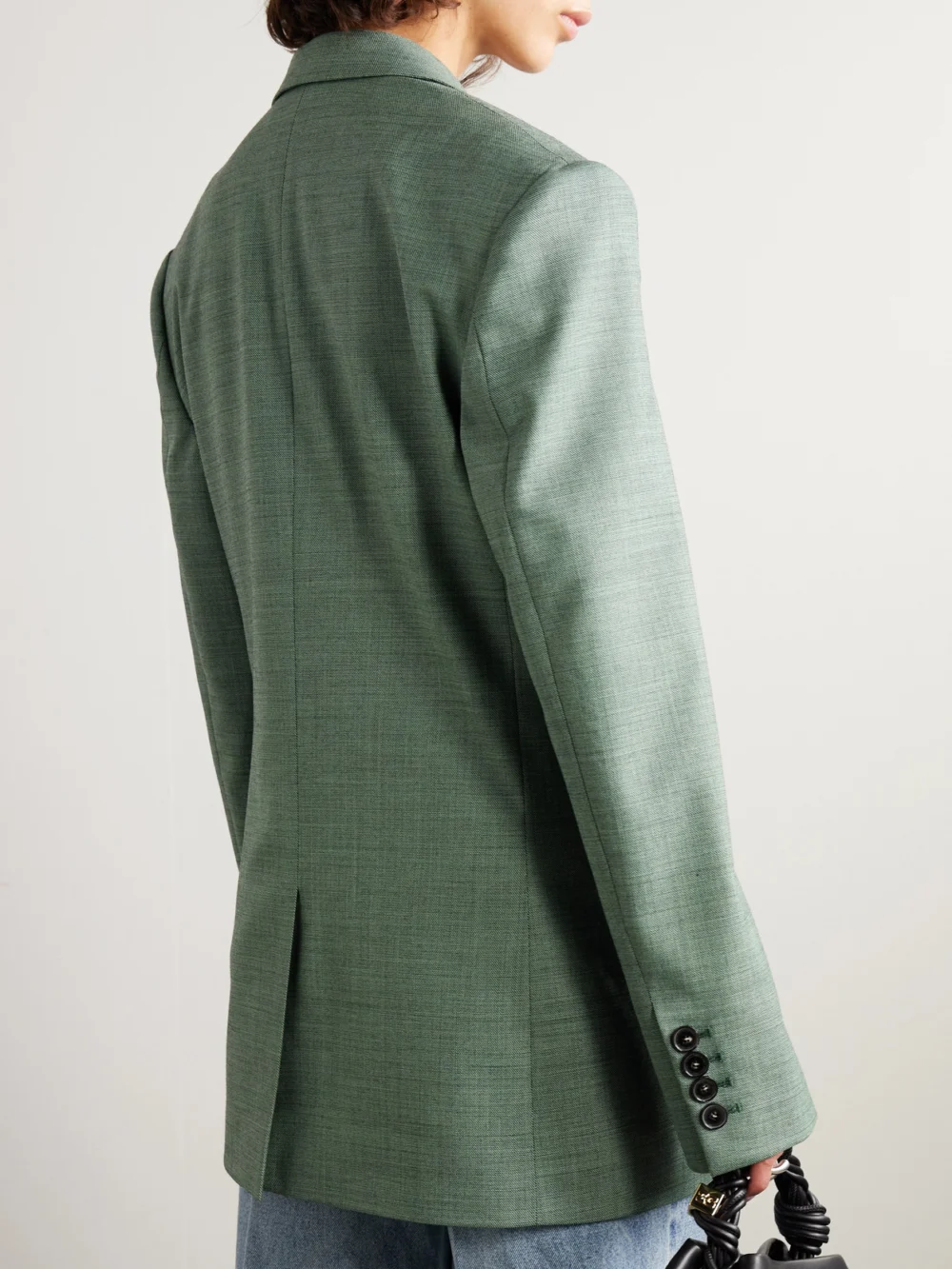 Back view of the Stella McCartney Oversized Wool-blend Blazer