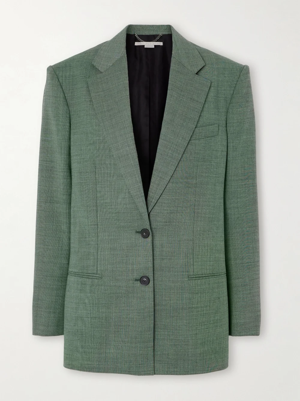 Stella McCartney Oversized Wool-blend Blazer in turquoise