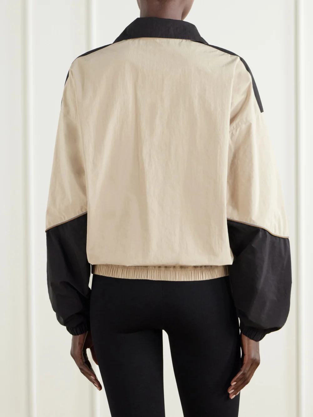 Back view of the Stella McCartney Paneled Shell Jacket