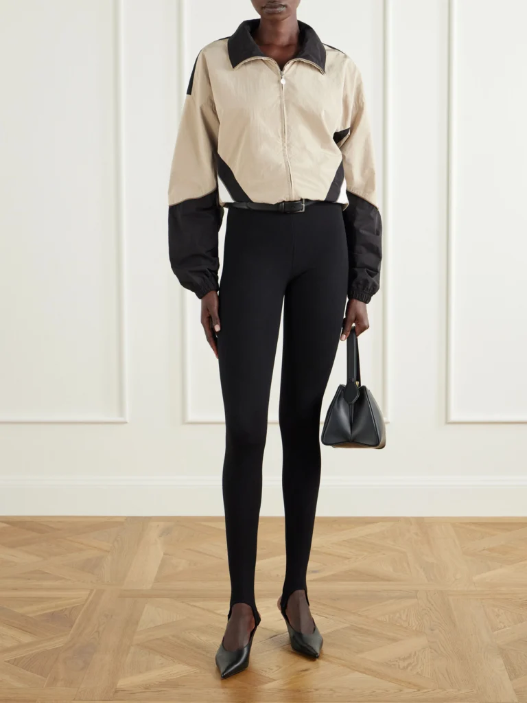 Stella McCartney Paneled Shell Jacket, worn by a model
