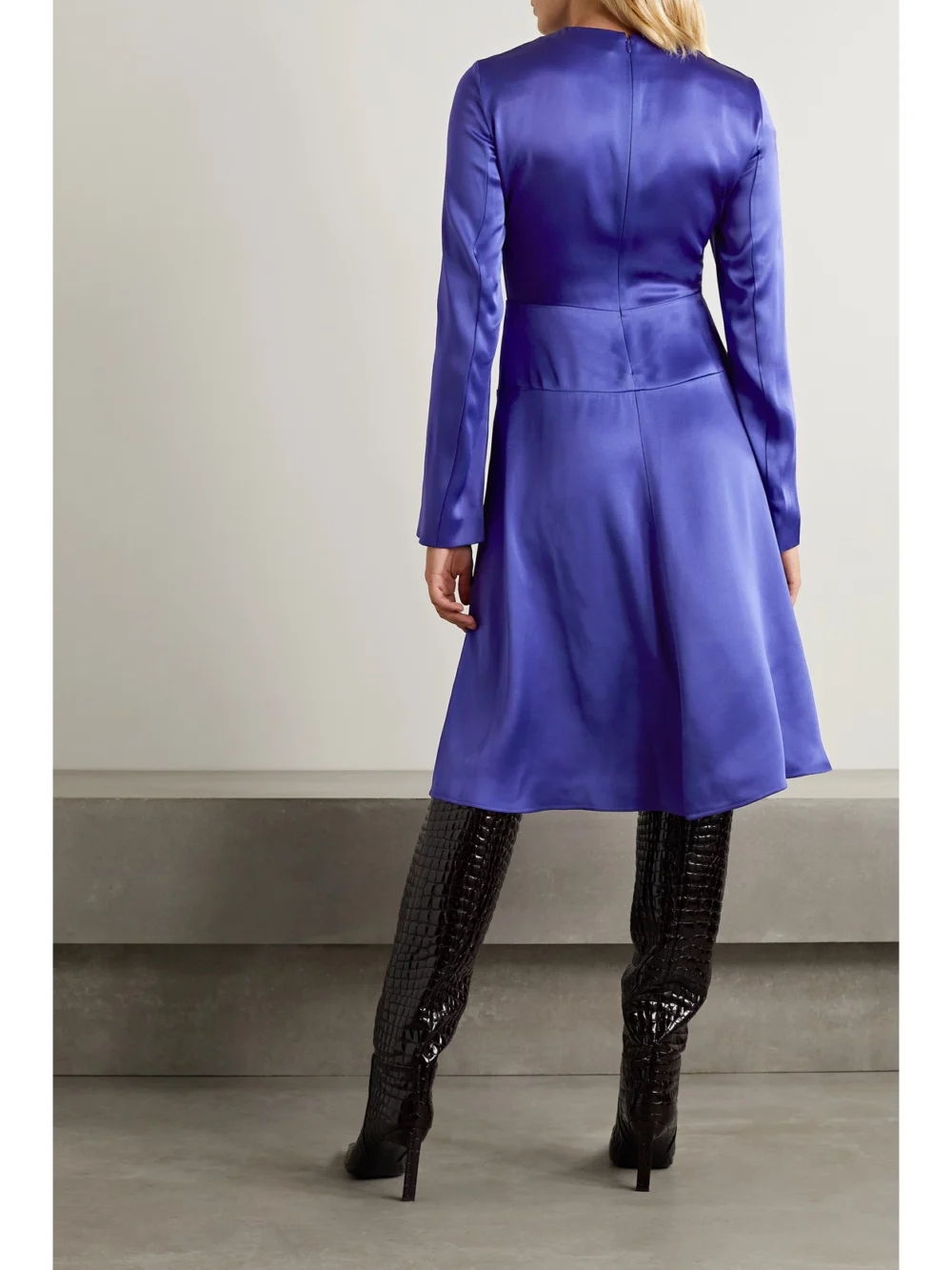 Back view of the Stella McCartney Satin Dress