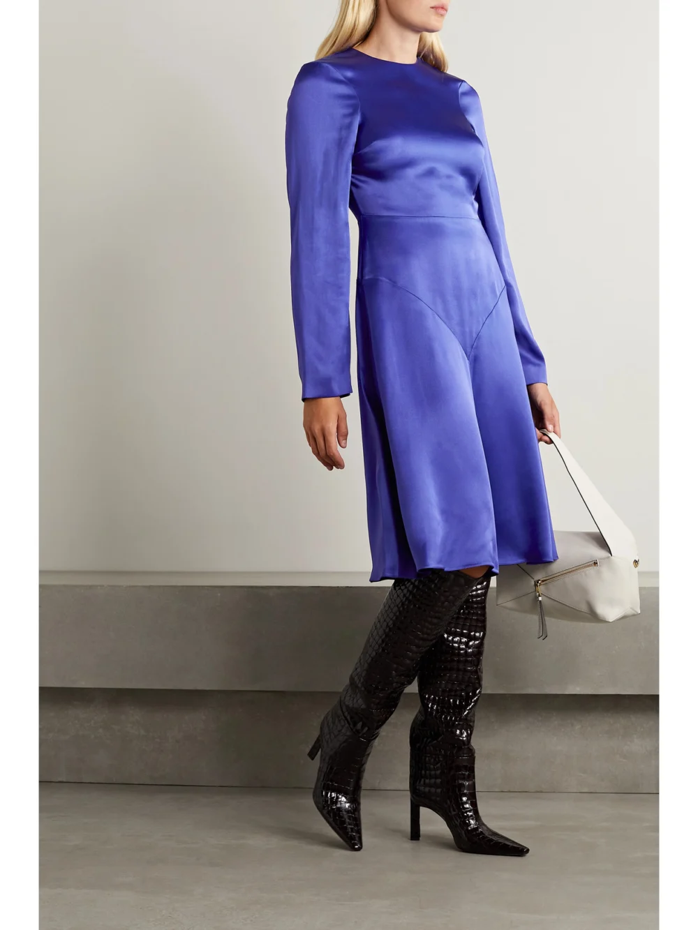 Stella McCartney Satin Dress, worn by a model