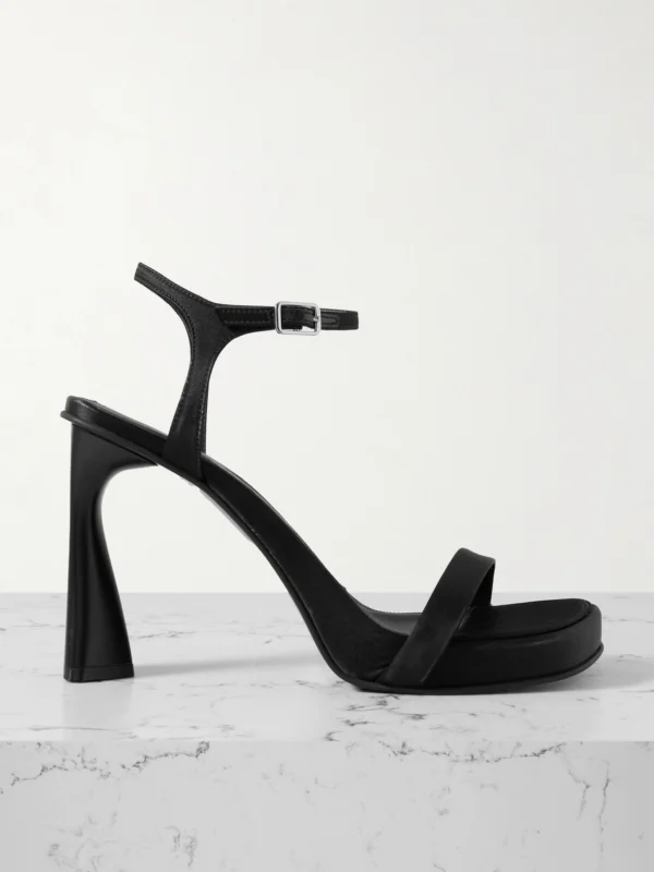 Stella McCartney Satin Platform Sandals