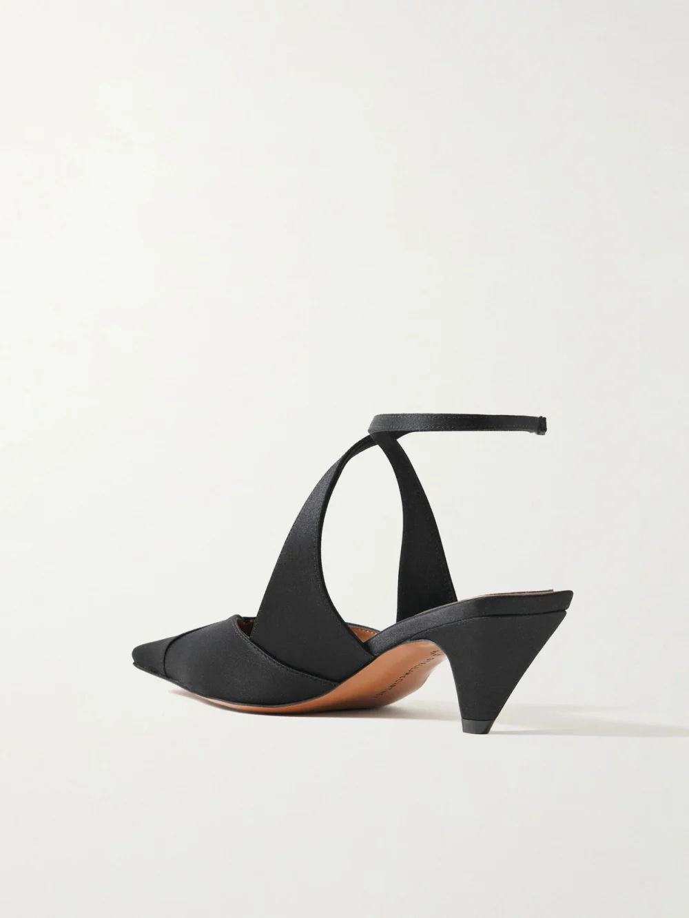 Back view of the Stella McCartney Spur Satin Pumps