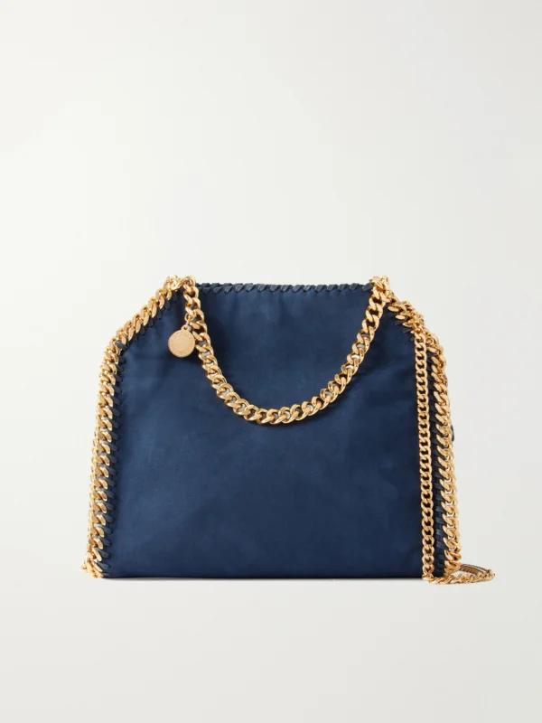 Stella McCartney The Falabella Mini Embellished Vegetarian Material Shoulder Bag