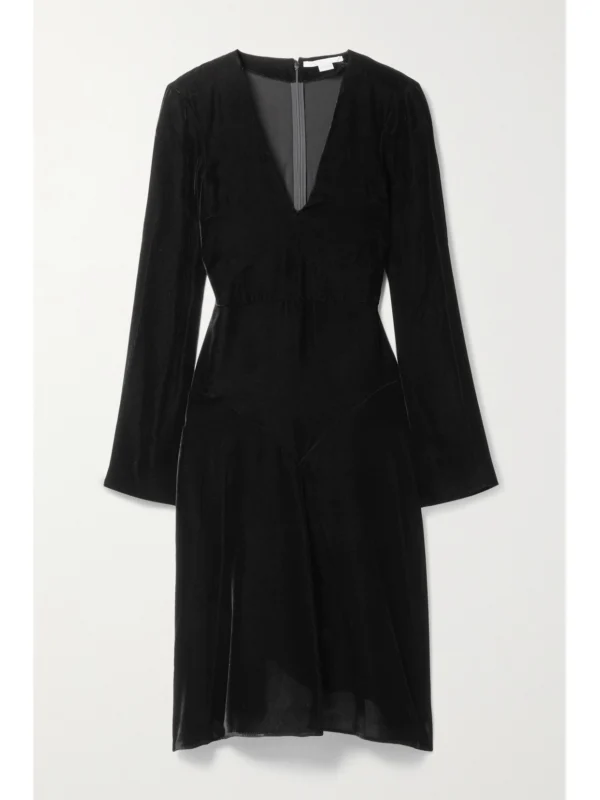 Stella McCartney Velvet Midi Dress