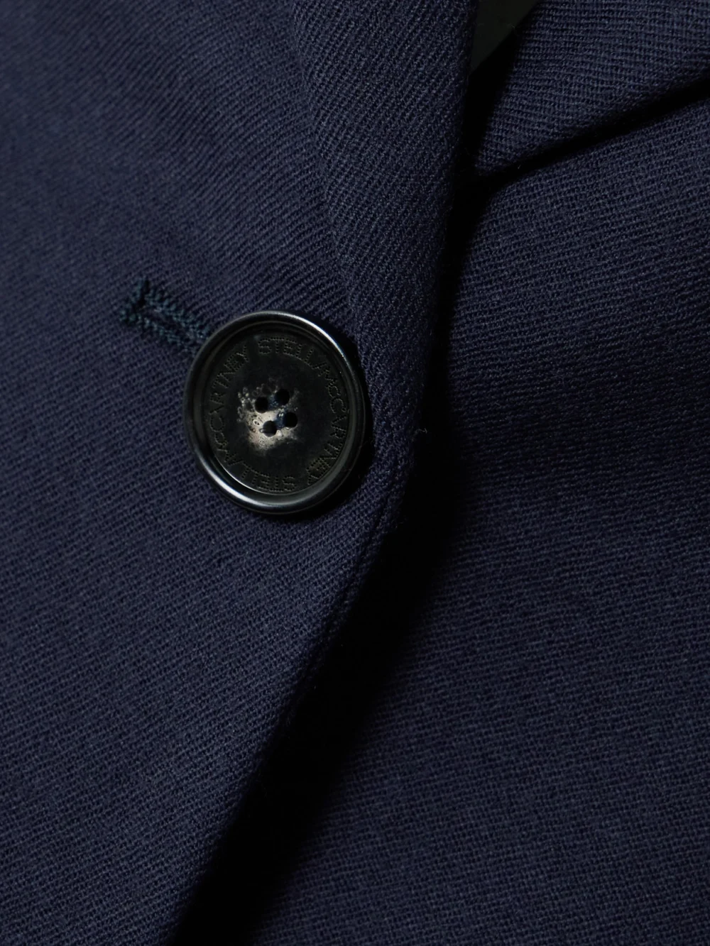 Close-up detail of the Stella McCartney Wool Blazer