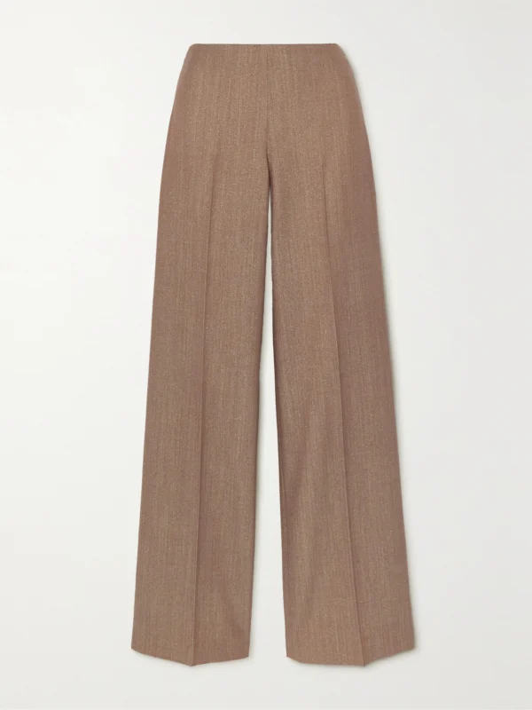 Stella McCartney Wool-blend Wide-leg Pants