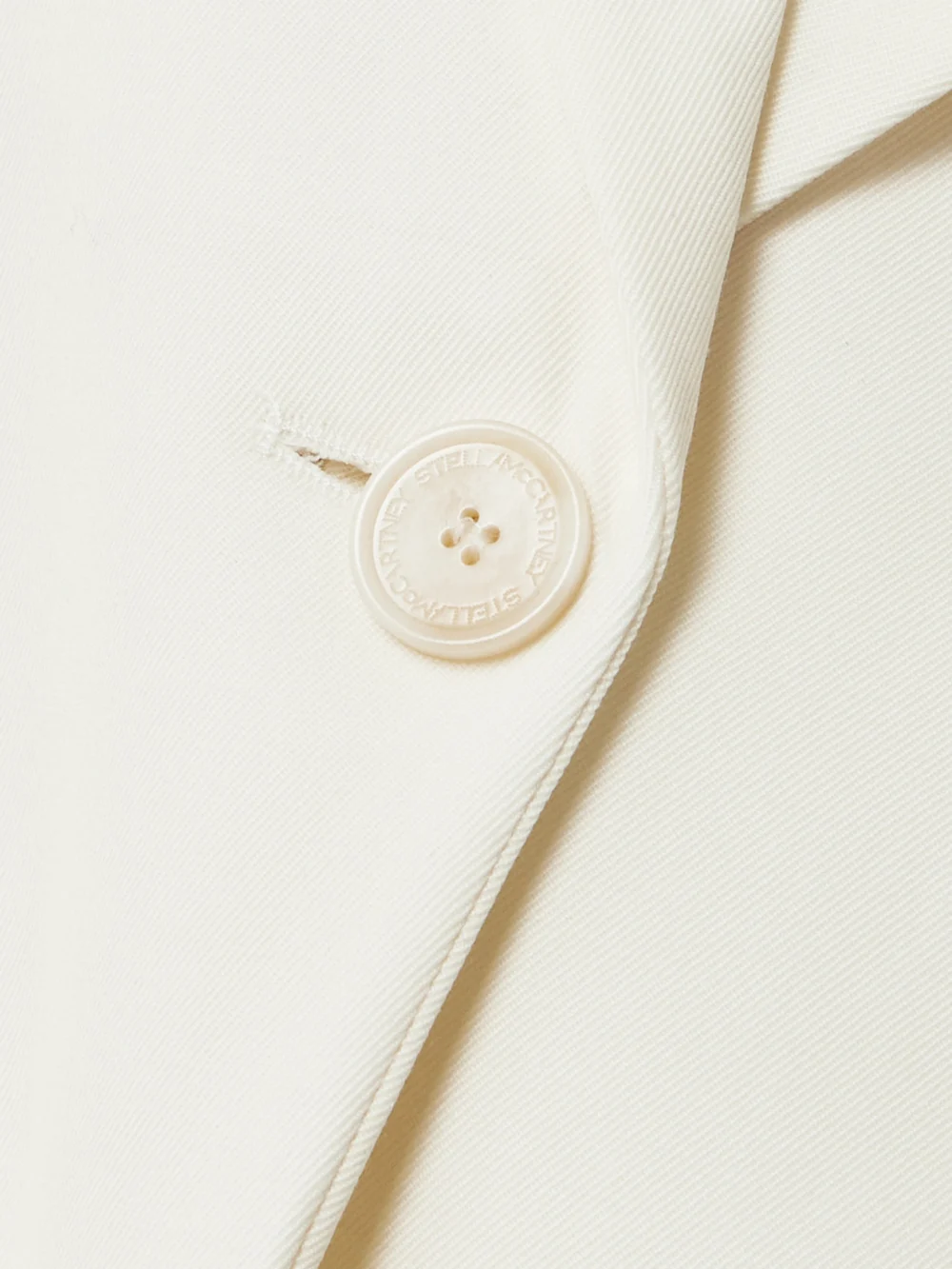 Close-up detail of the Stella McCartney Wool-twill Blazer