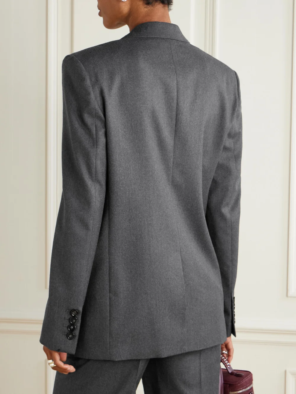 Back view of the Stella McCartney Wool-twill Blazer