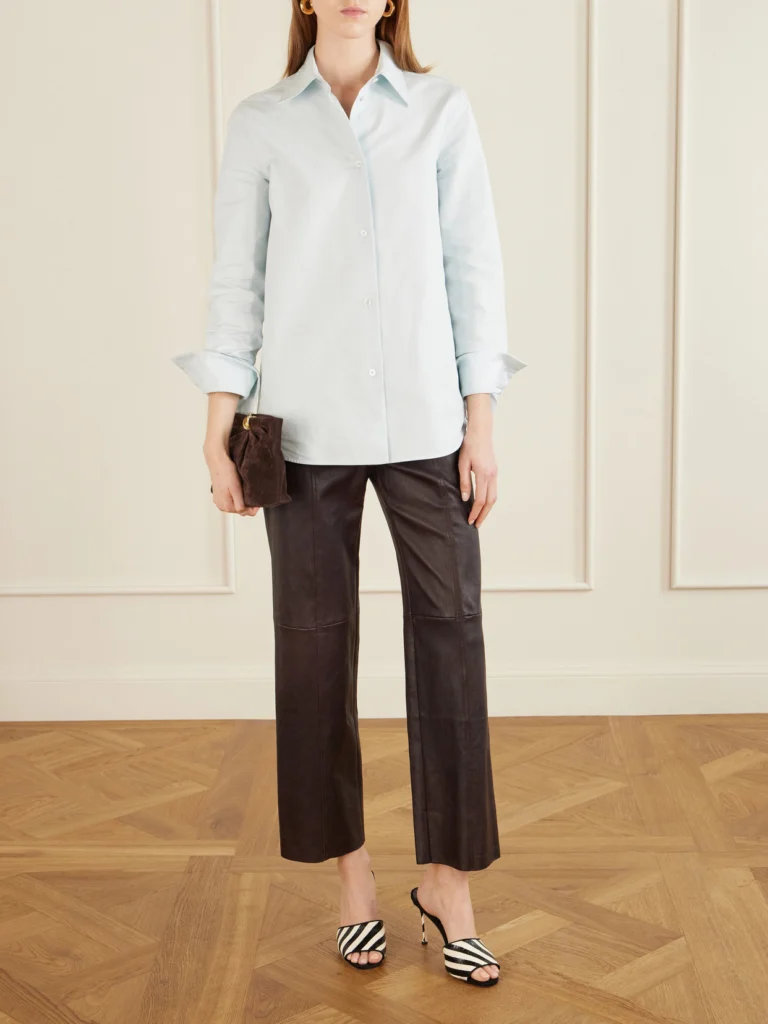 Stouls Benny Leather Straight-leg Pants