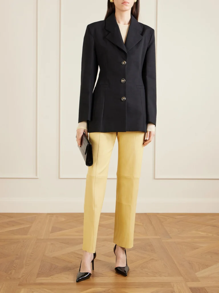 Stouls Benny Leather Straight-leg Pants