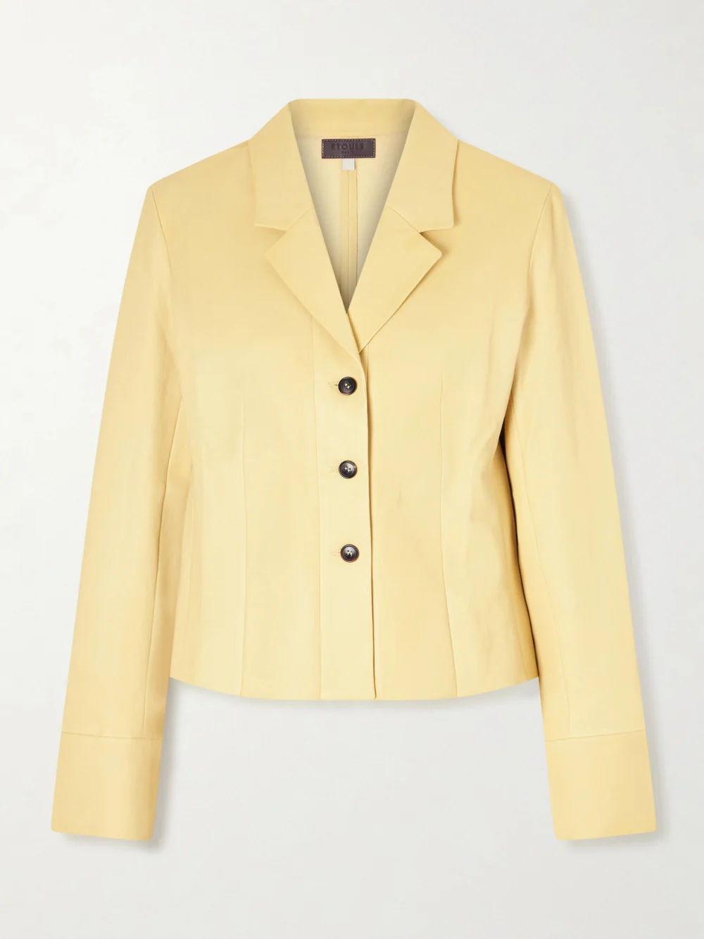 Stouls Giorgio Leather Jacket in yellow