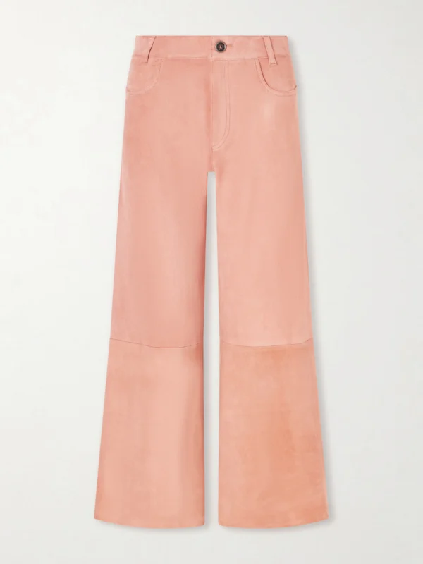 Stouls Lilou Suede Wide-leg Pants