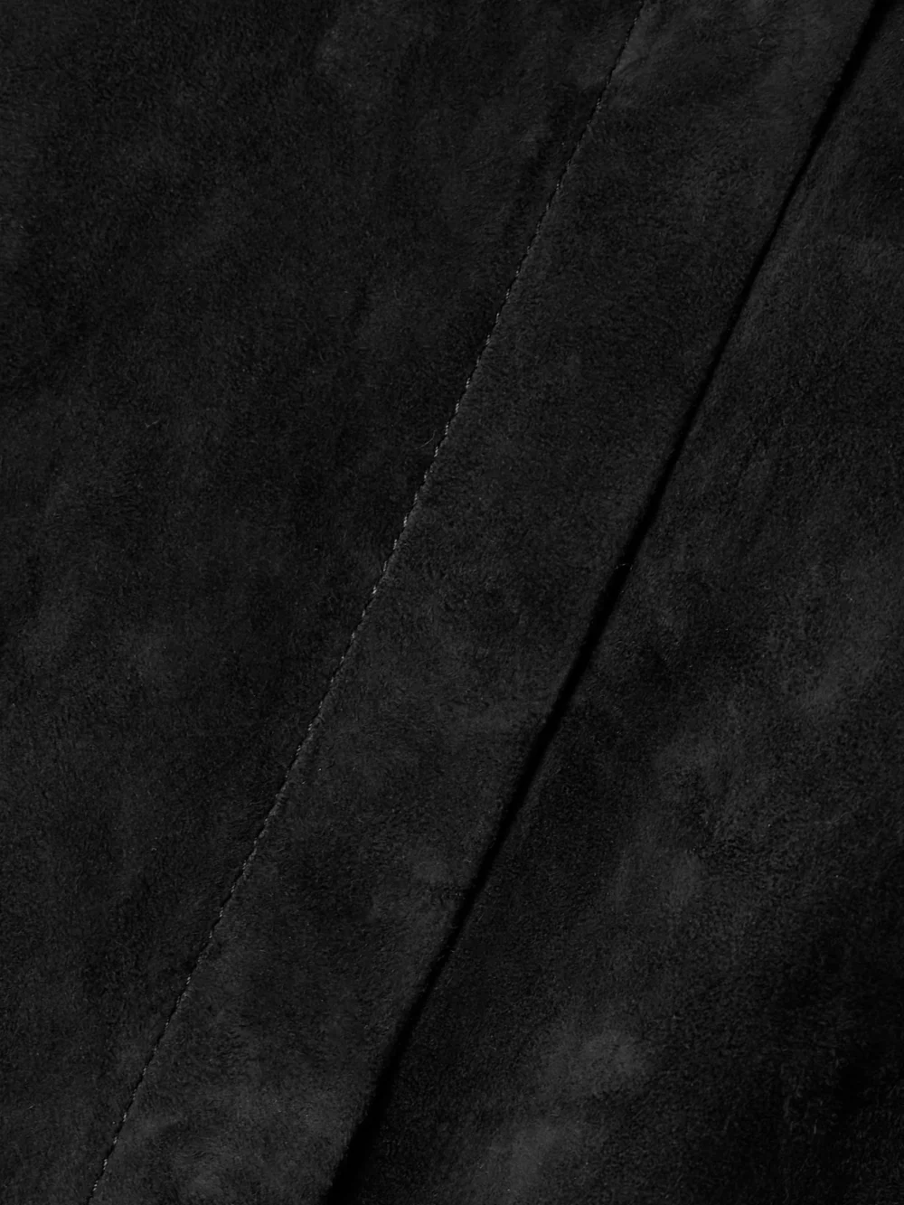 Close-up detail of the Stouls Sanda Suede Shirt
