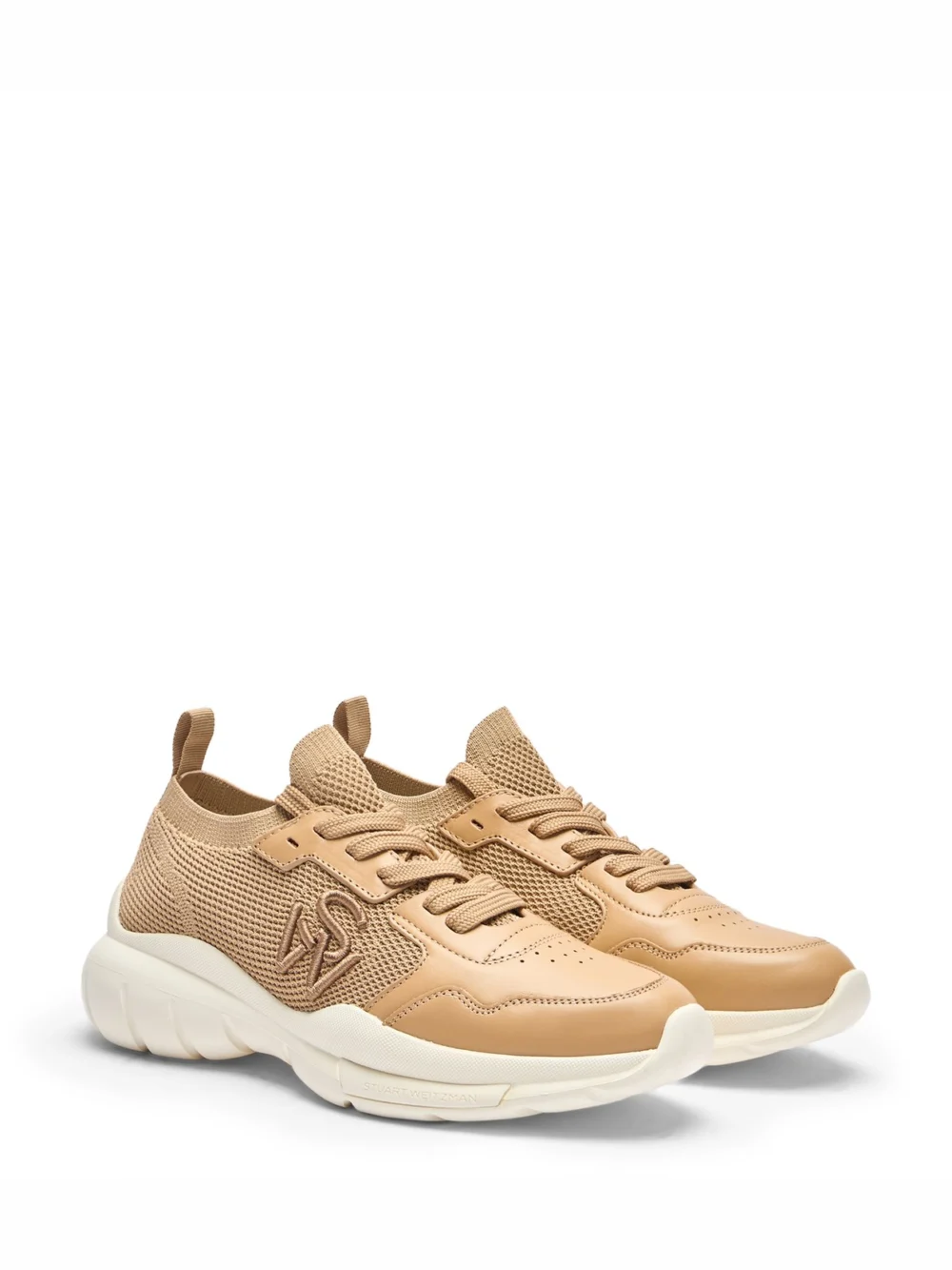 Stuart Weitzman 5050 Sneaker in Adobe, view 2