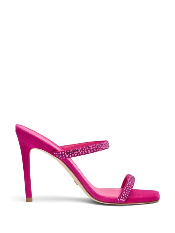 Stuart Weitzman Aleena Royale 100 Slide in Begonia